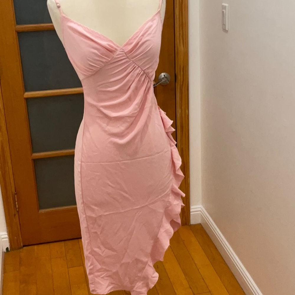 More To Come Natasha Ruffle Midi Dress, Size: XS - Picture 5 of 11